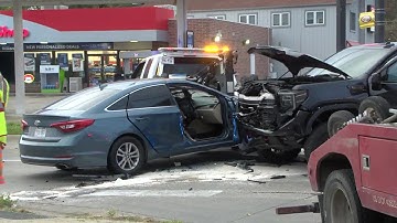 Two-vehicle crash at busy Lincoln intersection