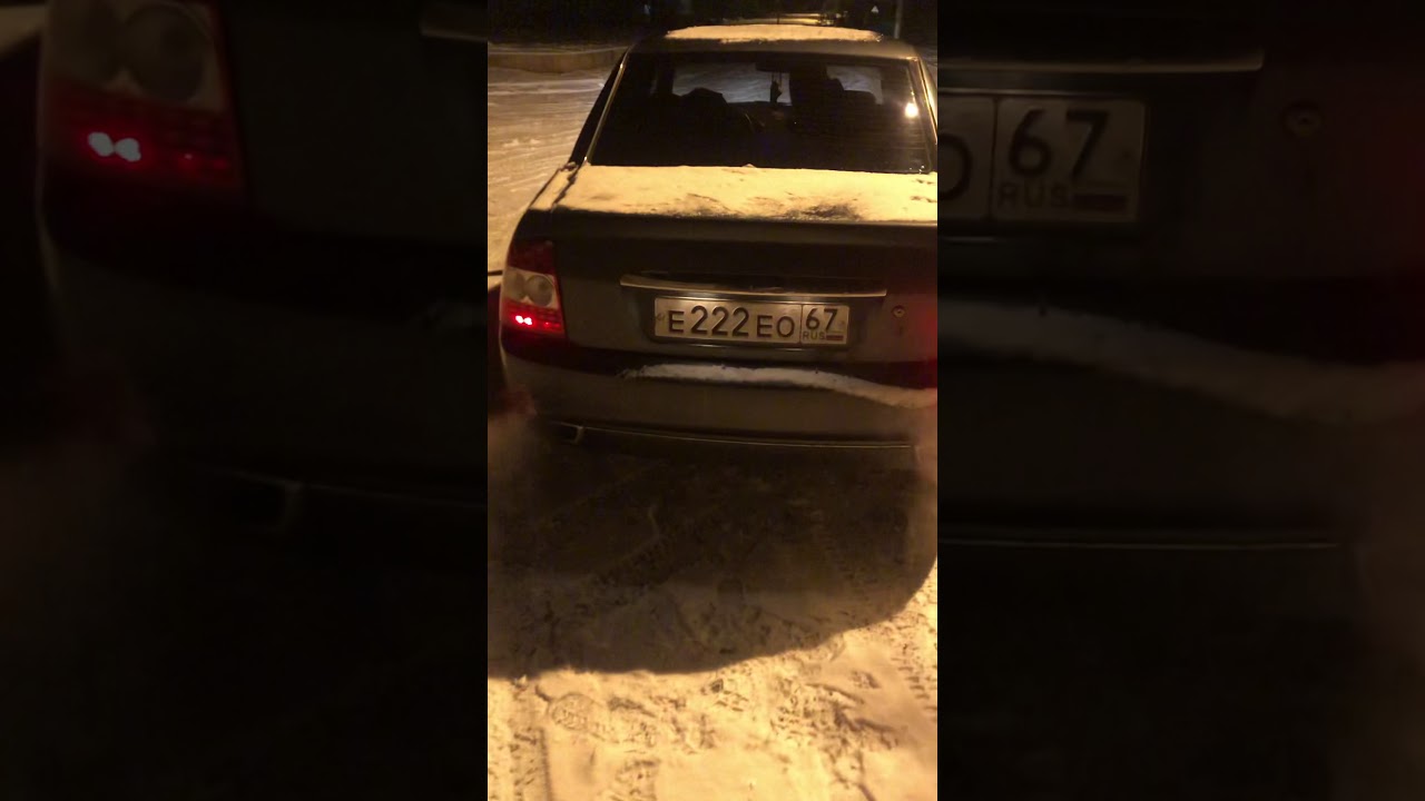 Выхлоп приора сток Выхлоп приора сток