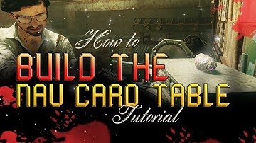 Black Ops 2 Zombies - Build the Buried Nav Card Table (Die Rise Nav Card Accepted) Tutorial