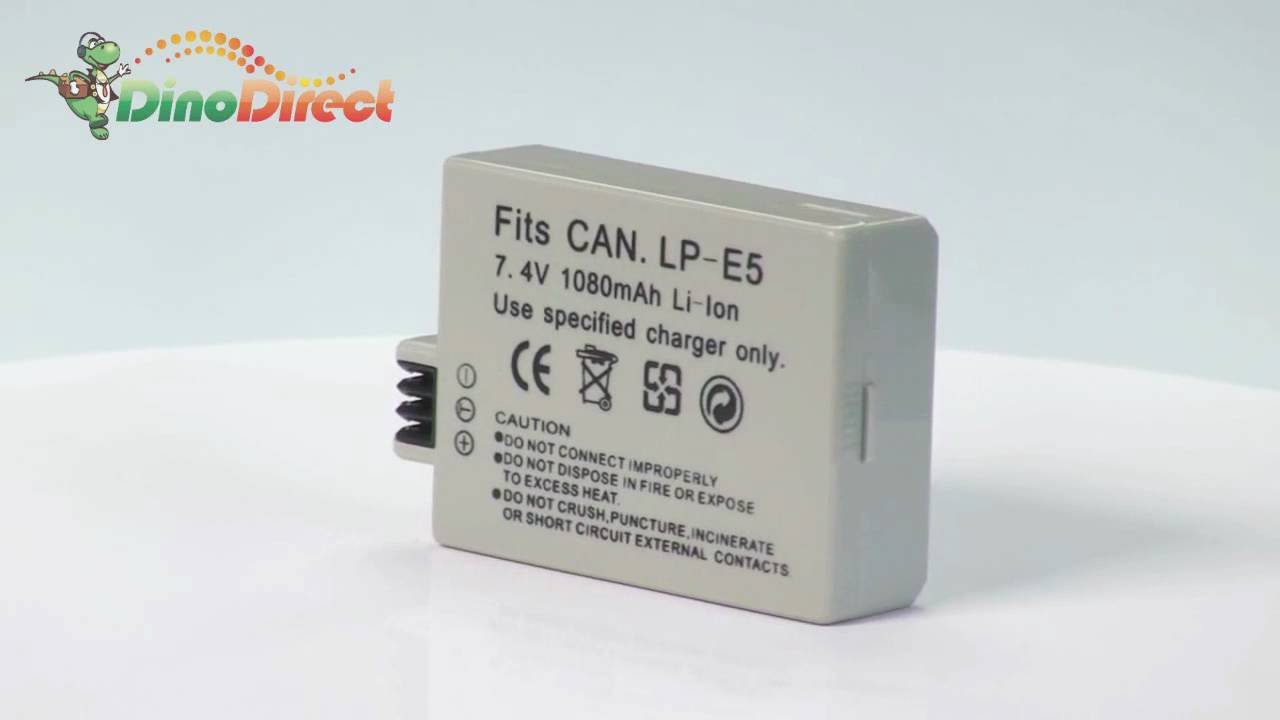 1080mAh LP-E5 Replacement Li-Ion Battery for Canon EOS 450D  from Dinodirect.com