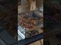 キャンプ場で鉄板焼きが焦げる。映えとは程遠いキャンプ飯は好き? #snowpeak #shorts