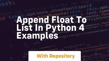 append float to list in python 4 examples