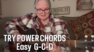 SUPER Easy Power Chords: G-C-D ** Guitar Lesson: Spice Up Your Playing! PLUS A STORY