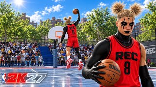 THIS 93 DRIVING DUNK 6’11 CENTER BUILD is TAKING OVER RED PLATE REC in NBA 2K27!