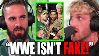 Logan Paul & Seth Rollins Respond To Haters Calling WWE 