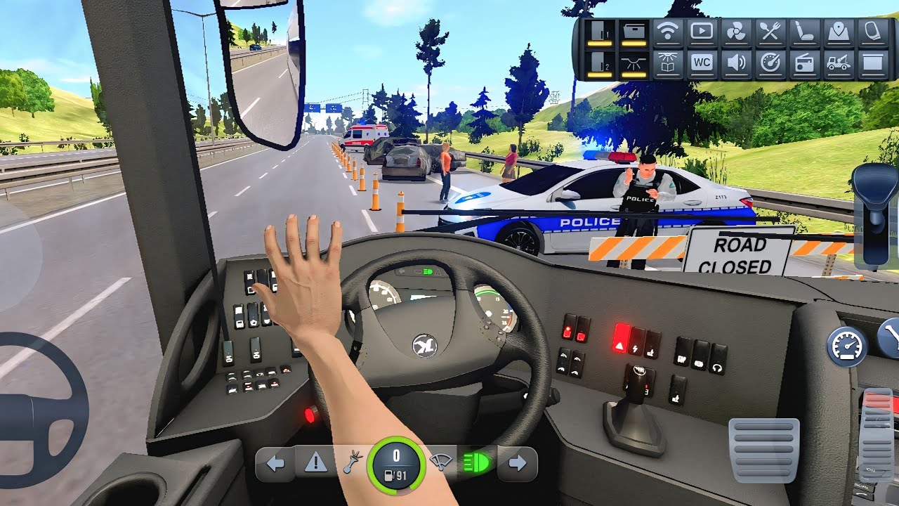 🎮Buss Simulator : Ultimate||Sunny day Drive🌞🚔🚧||Zuuks|| Mobile Gameplay||Driver :-- @HARSH GAWAD