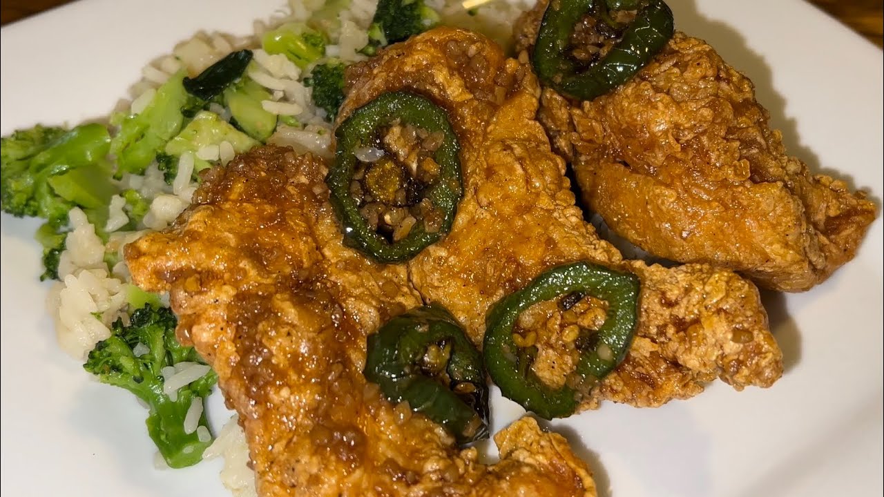 CRISPY SWEET GARLIC FRIED CHICKEN TENDERS YouTube