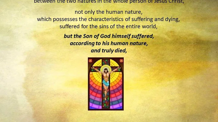 The Person of Jesus Christ