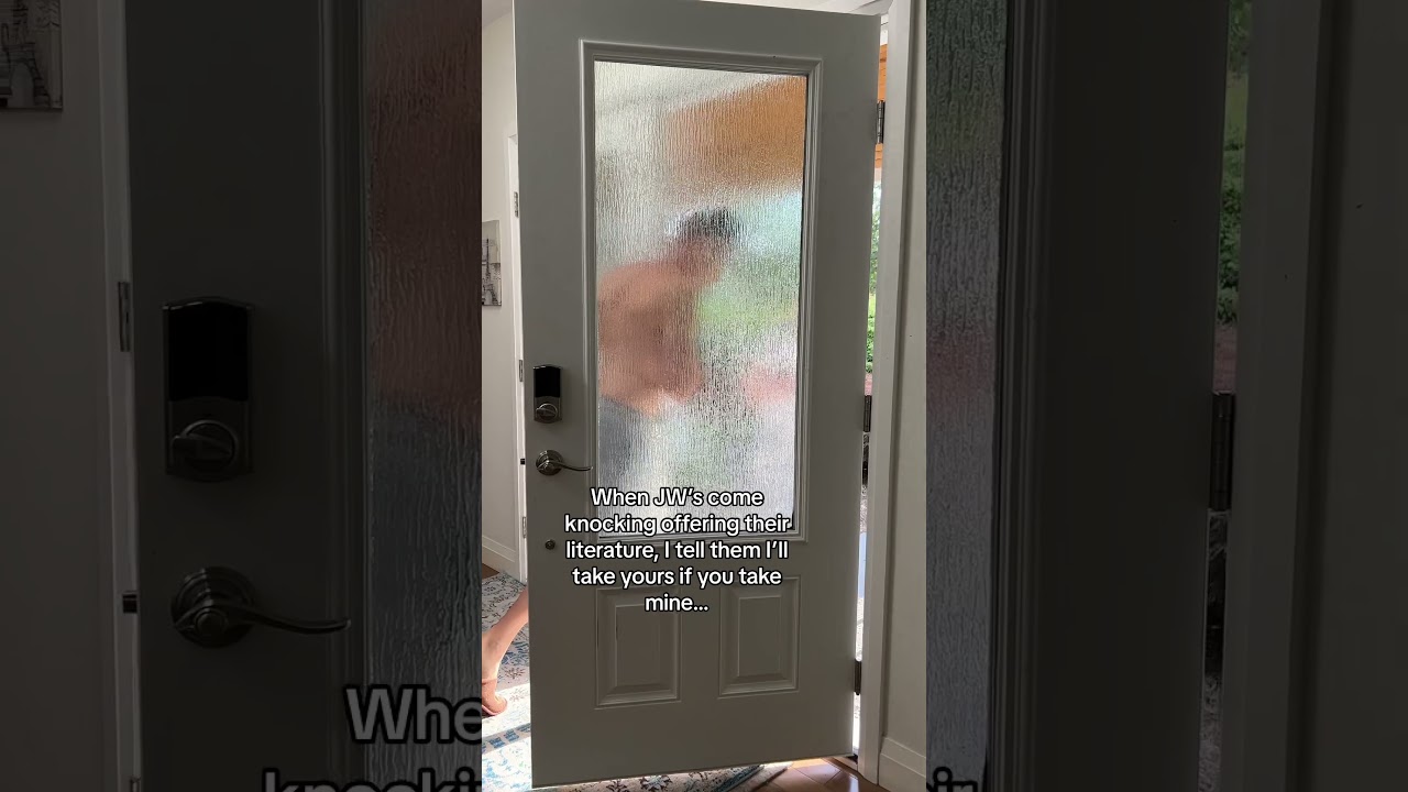 When JW’s come knocking 🚪