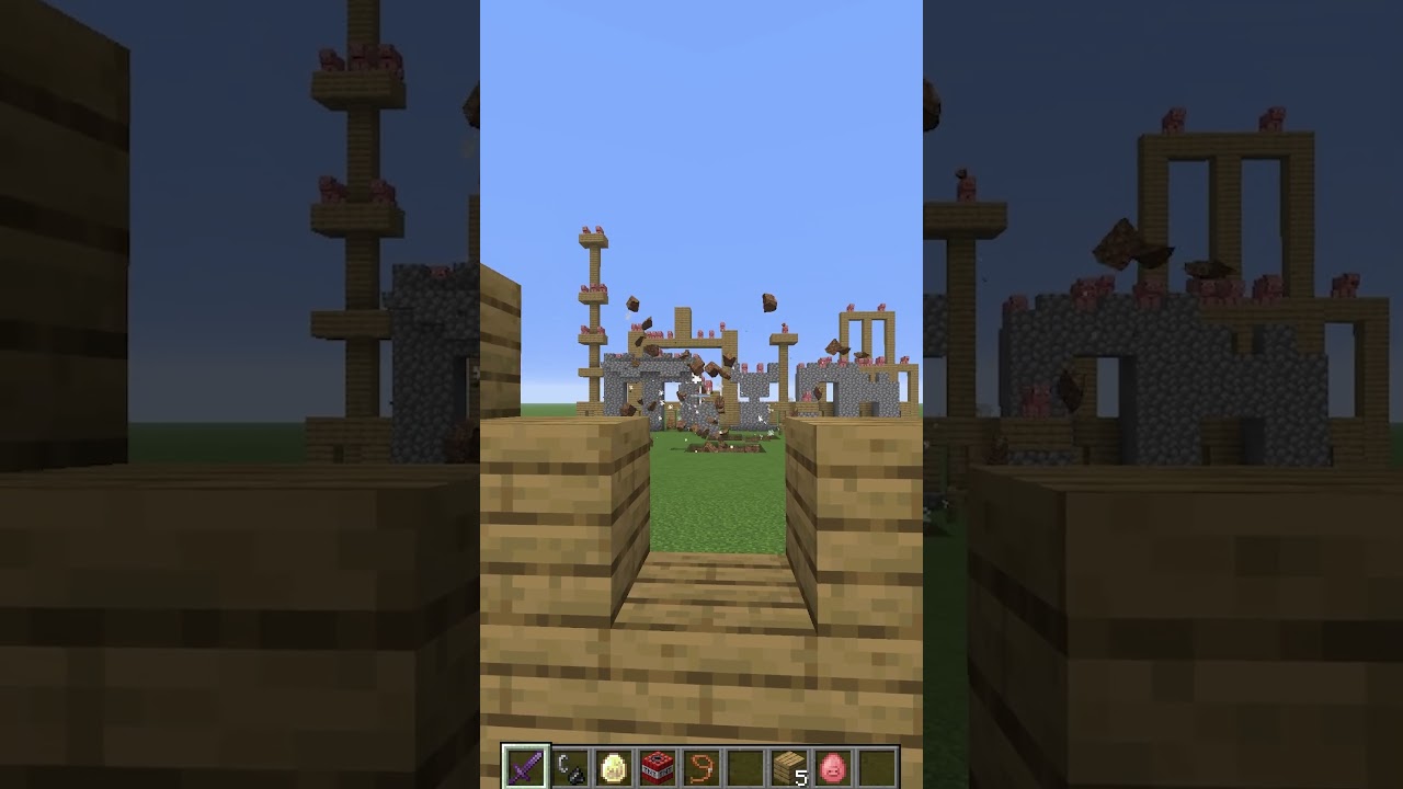 we got angry birds in minecraft??