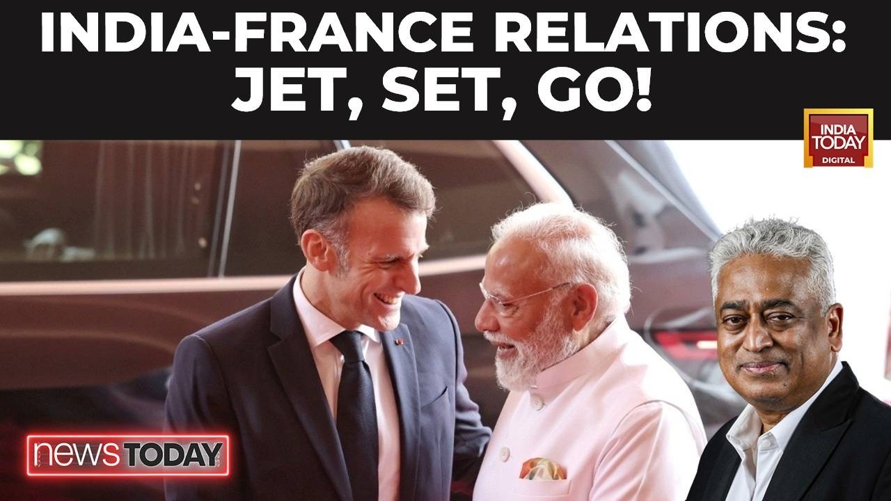 PM Modi, Emmanuel Macron Meet In Mumbai To Deepen India-France Strategic Ties | Rajdeep Sardesai