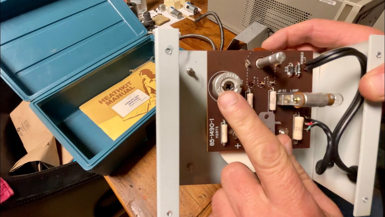 Mercedes W126 Heathkit CI1080 CO tester setup and calibration YouTube