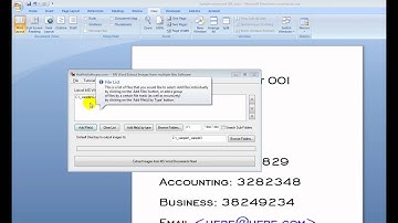 How to extract images from multiple Microsoft Word Documents (2007/2010/2000/etc)