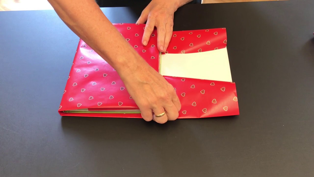 Sådan binder du bøger ind uden tape - YouTube