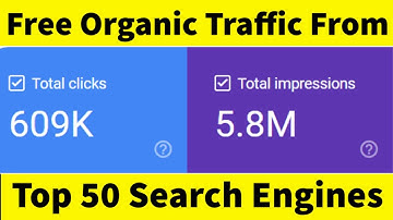 Get Free Organic Traffic To Your New Blog From Top 50 Search Engines
