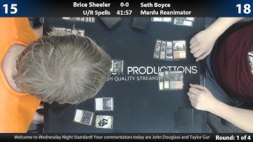 Standard 11/30/16: Brice Sheeler (U/R Spells) vs Seth Boyce (Mardu Reanimator)