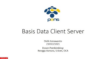 Teori 9 - Basis Data Client Server