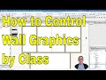 How to Control Wall Graphics by Class in Vectorworks 2026