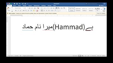 How to fix formatting when writing Urdu and English mixed togather in Word