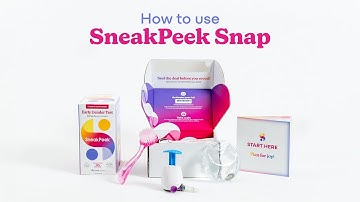 How to use SneakPeek Early Gender At-Home Snap Test