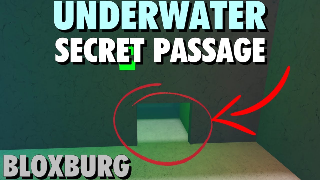Working Secret Underwater Passage Build Tutorial Welcome To Bloxburg Roblox Youtube - roblox welcome to bloxburg tutorial