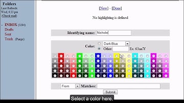 SquirrelMail Highlight Messages
