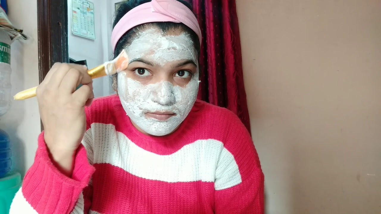 How to Apply Bleach and Sheet Mask