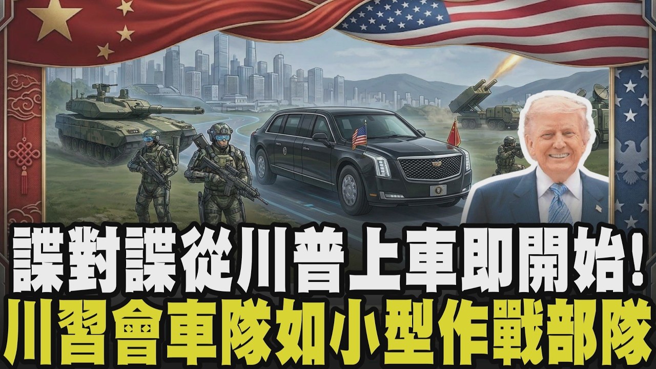 看似輕鬆實則緊繃！川普訪中車隊可隨時獨立作戰？特殊車款曝不同功能：可通訊.屏蔽訊號.防阻無人機 川習會當天伊朗扣押中船 警告習勿背叛盟友？｜【國際懶人包】｜TVBS新聞 @TVBSNEWS01