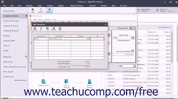 Sage 50 2018 Tutorial Paying on a Long Term Liability Sage Training