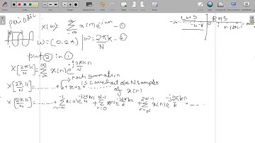 Frequency Domain Sampling Derivation