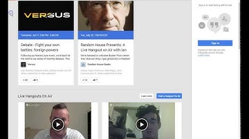 Create a live Hangout Event on Google Plus