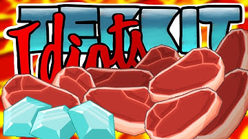 SWIMMING IN MEAT - Minecraft Tekkit Idiots - Part 11