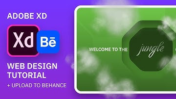 Web UI Design in Adobe Xd + Export to Behance | UI Design Tutorial | Design Weekly