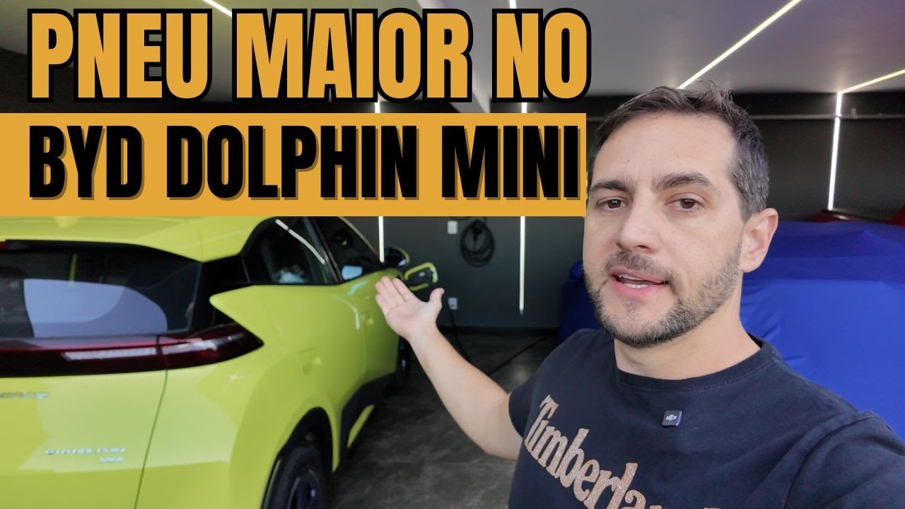 COLOQUEI PNEU LARGO NO BYD DOLPHIN MINI - IMPRESSÕES APÓS 2000KM