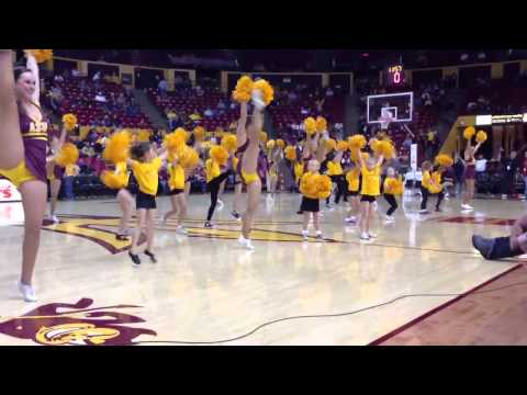 ASU Dance Team Children Clinic Halftime Performance