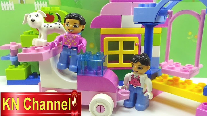 Đồ chơi trẻ em Lego Bé Na lắp ghép Bạn đến chơi nhà Stop motion Kids toys