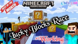 Download Lucky Blocks Race with PVP Arena in Minecraft Pocket Edition in Hindi |100% Working screenshot 2