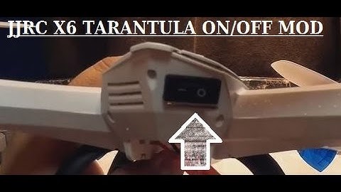 JJRC X6 Tarantula EASY On/Off Power Switch MOD Install (BANGGOOD)