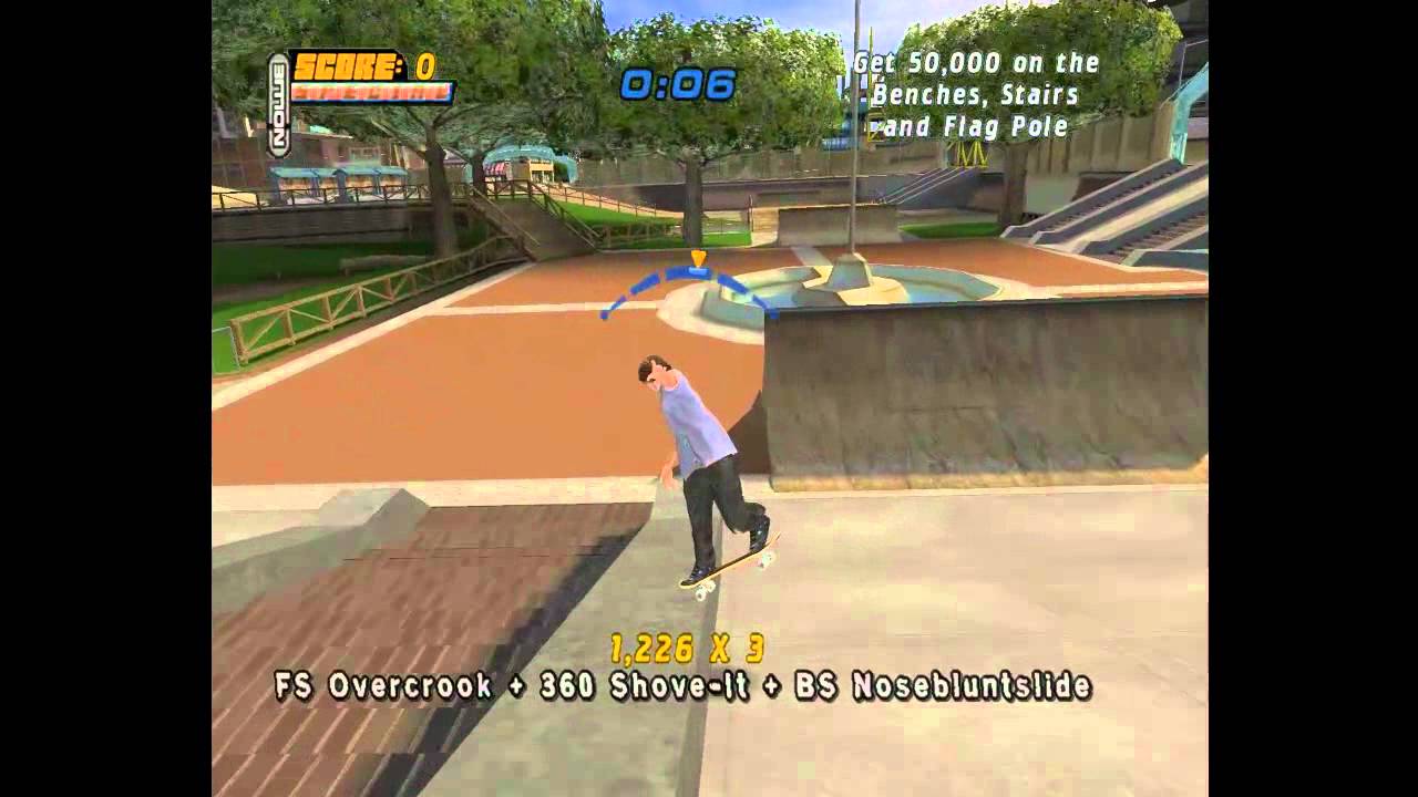 Tony Hawk's Pro Skater 4 (PS2) - College: Goals 