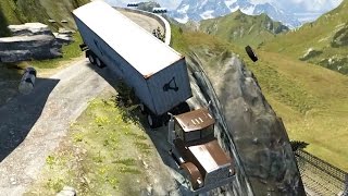 Deadly Spike Strip Crashes! High Speed and Slow Mo Crash Testing  BeamNG Drive Gameplay Highlights
