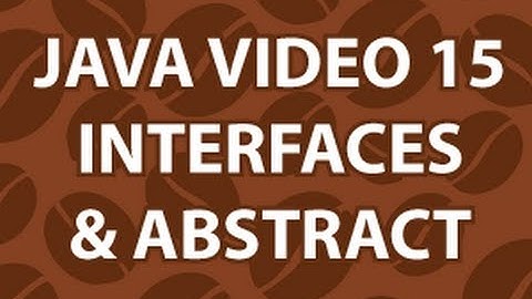 Java Video Tutorial 15