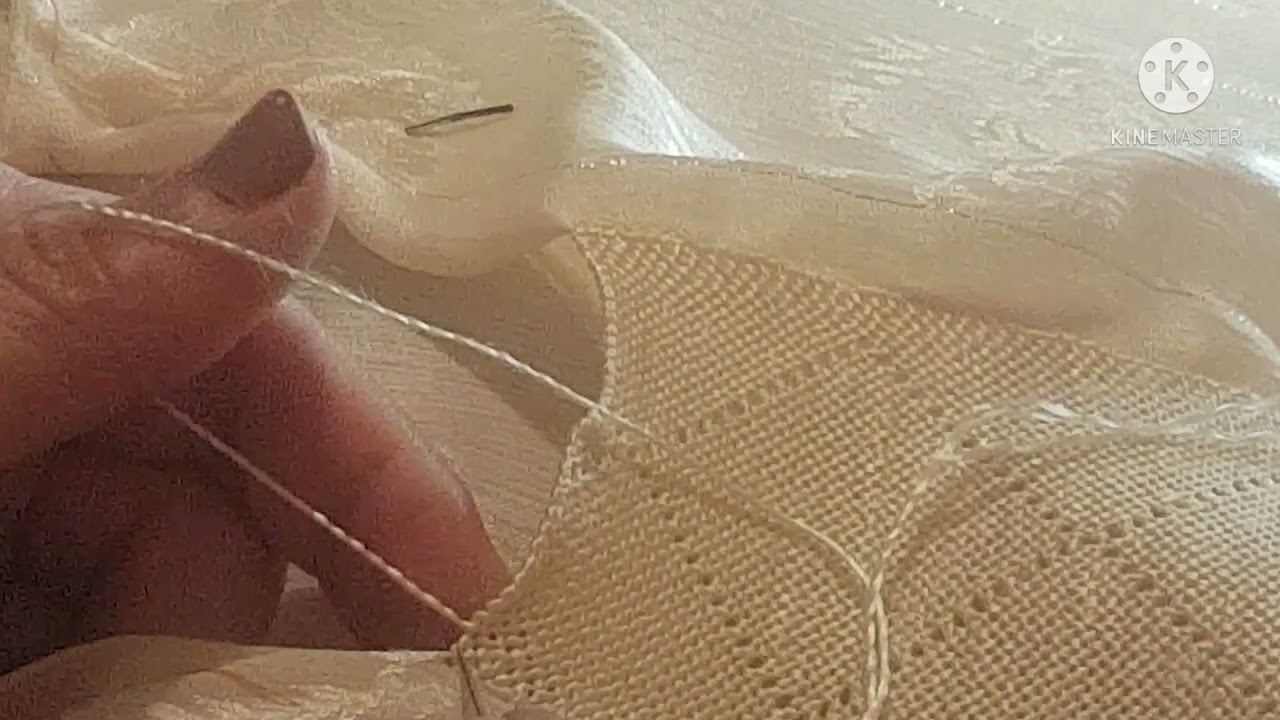 فتحة العنق بالطريقة الصحيحة بالنسبة لنصف طوق مخدوم بالراندة كوزة لعوينات علي قفطان جوهرة randa🤩2021🤩