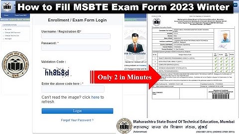 How to Fill MSBTE winter 2023 Exam form । only in 2 minutes। By D-Polytechnic। #msbte #examform2023
