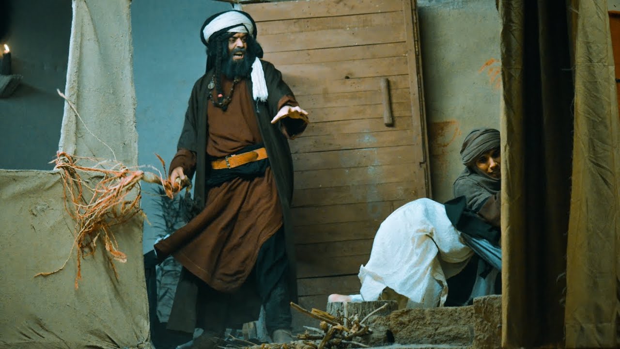 حرق بيت الزهراء (ع)/  مسرحية تراتيل الوداع جزء 5 _ الصحن الفاطمي   بغداد  _ معامل الباوية