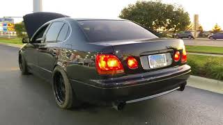 Lexus Gs 430 With 2Jzgte Vvti Single Turbo R154 5 Speed Exhaust Noise And Rev