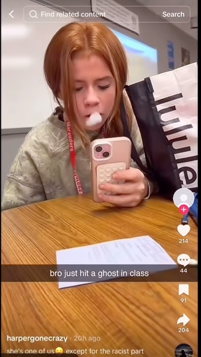 Harper Zilmer exposed for vaping and saying the n-word on camera #fyp #
