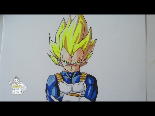 VEGETA (Dragon Ball Z) - Speed Drawing #83 