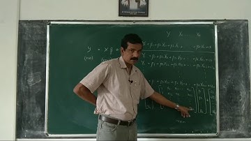 Econometrics 86: Representation of k variable model in Matrix form