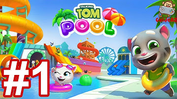 Talking Tom Pool Android/iOS Gameplay Walkthrough Part 1