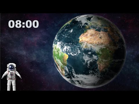 8-Minute Outer Space Timer 🌌 | Floating Astronaut | Ambient Space Music | Alarm